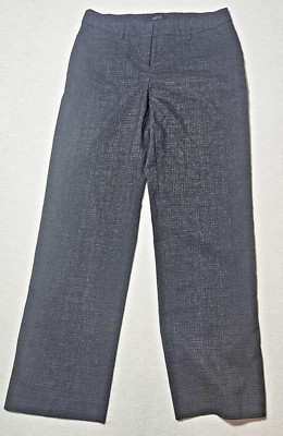 APT. 9 Black&White Plaid Women's Dress Straight Legs Pants Size 6       A4