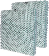 2-Pack HQRP Wick Filter Pads for Aprilaire 10 fits 110 220 500 500A 550 550A 558