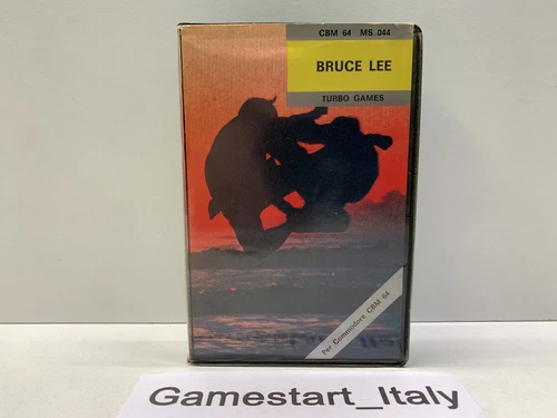 BRUCE LEE TURBO GAMES COMMODORE 64 C64 - GAME USED MS 044