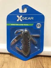 NEW Genuine XGear Mini Deluxe 8 Function Stainless Steel Pocket Knife Tool Only 