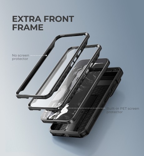 Dexnor for Google Pixel 9 Pro XL Case Heavy Duty Rugged with Slide Camera Cover - Picture 3 of 60