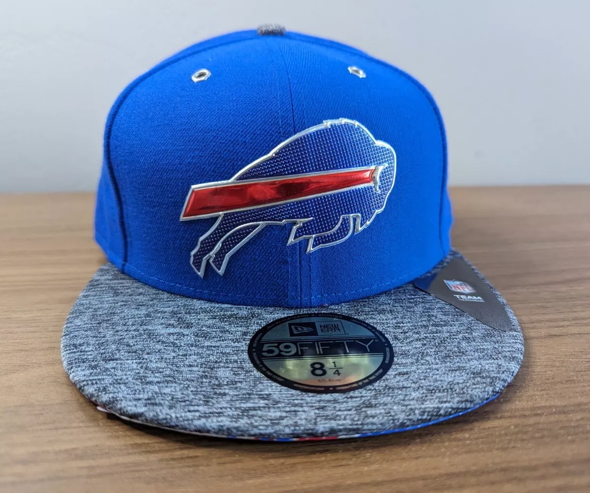 Buffalo Bills New Era 2016 Draft 59Fifty 5950 Fitted Hat Cap Blue