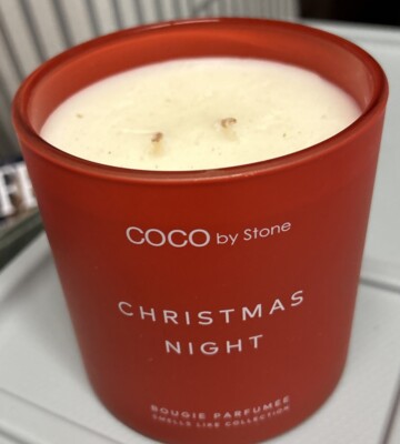 COCO by Stone Christmas Night Bougie Parfumee 15oz 2-Wick - NEW