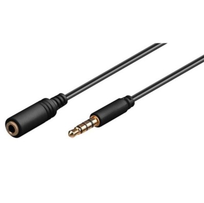 Audio Klinkenkabel 3,5 mm Verlängerungskabel Kopfhörer Headset AUX Kabel 0.5 m