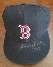 JOHNNY PESKY Signed 307 Boston Red Sox Hat JSA Certified Auto Cap