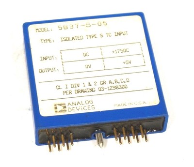 NEW ANALOG DEVICES 5B37-S-05 ISOLATED INPUT MODULE 5B37S05