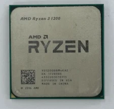 AMD R3 Ryzen 3 1200 Desktop Processor Socket AM4 YD1200BBM4KAE Quad-core 65W TDP