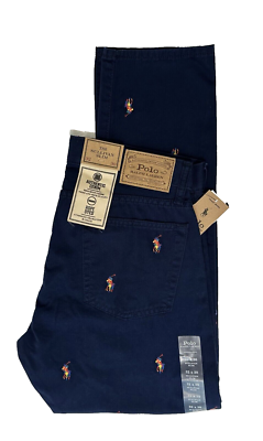 Polo Ralph Lauren Sullivan Slim Polo Pony Chino Pants Newport Navy