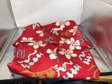  Barefoot In Paradise Red Floral Hawaiian Shirt XXL 