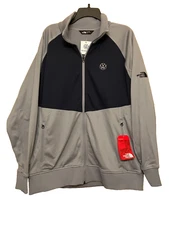 NWTs TNF North Face tech full zip fleece Volkswagen Sz XL Mid Gray Urban Navy