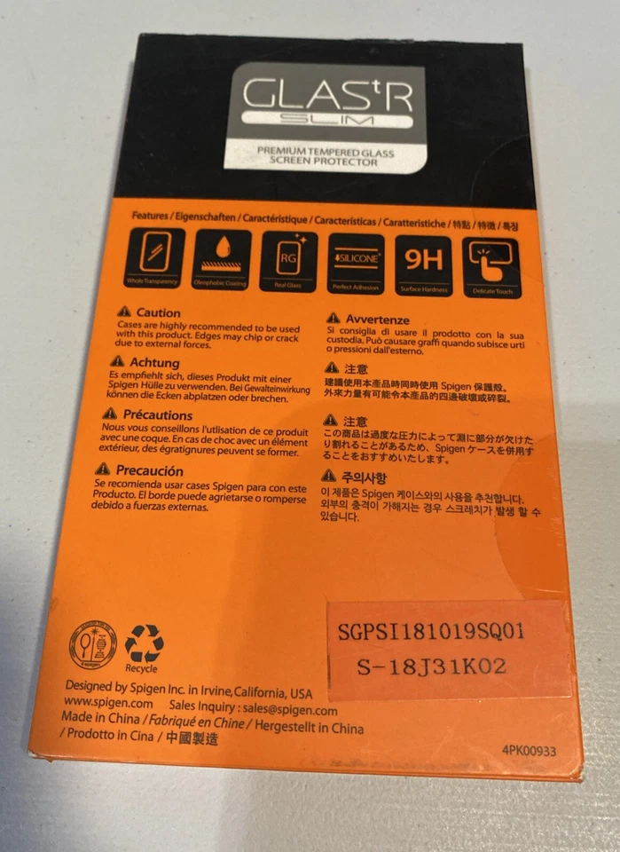 Spigen Nuevo Paquete de 2 Vidrio Templado Premium para Teléfono Celular Razer Foto 2 de 3