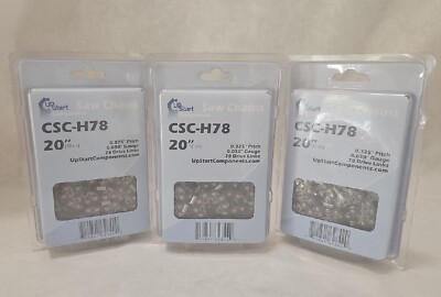 3 UpStart Components 20'' Chainsaw Chain CSC-D78