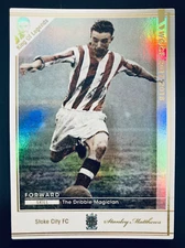 2017-18 Panini WCCF King Legends KOLE Stanley Matthews Stoke City refractor card