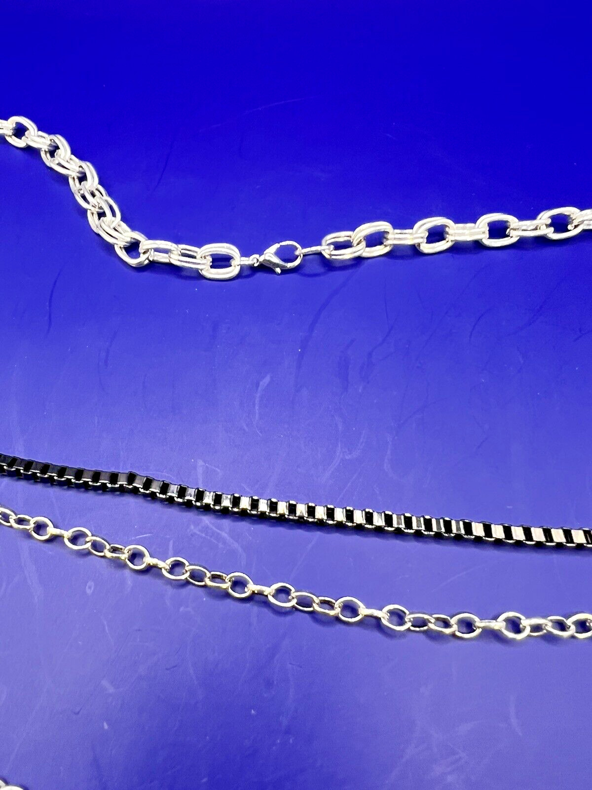 Extraordinary 34" Statement Necklace. Silver and … - image 7