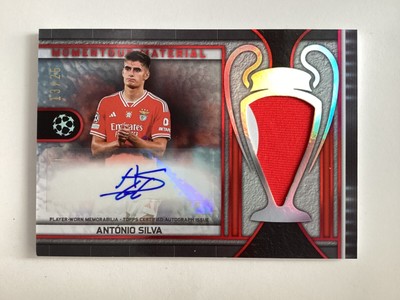 TOPPS MUSEUM CHAMPIONS LGE 2023-24 AUTO PLAYER WORN ANTONIO SILVA 