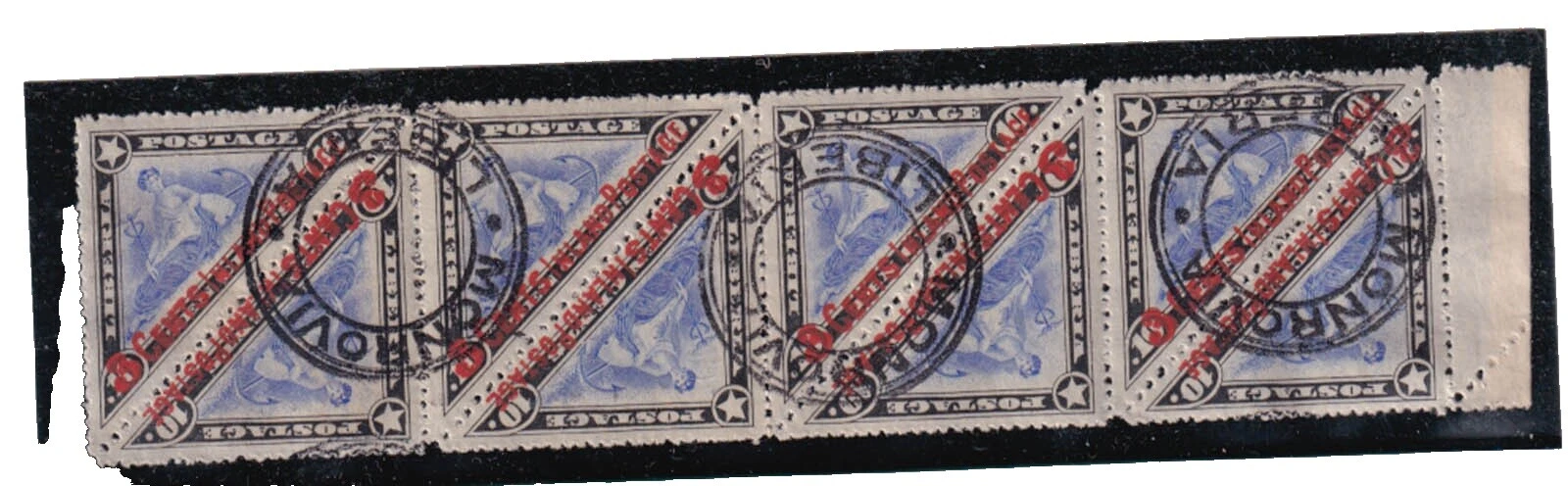 Used African Stamp Blocks