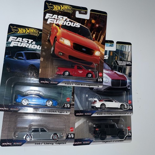 Hot Wheels 1996 Nissan 180SX Type X Fast and Furious Ford Toyota Fj Cruiser Set - Picture 4 of 9