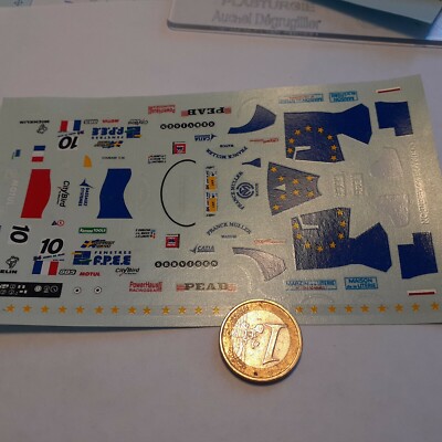 Décalcomanies Pour Ferrari Ancienne échelle 1/43 - Chiffres Vintage, Occasion - Fabriqué En France