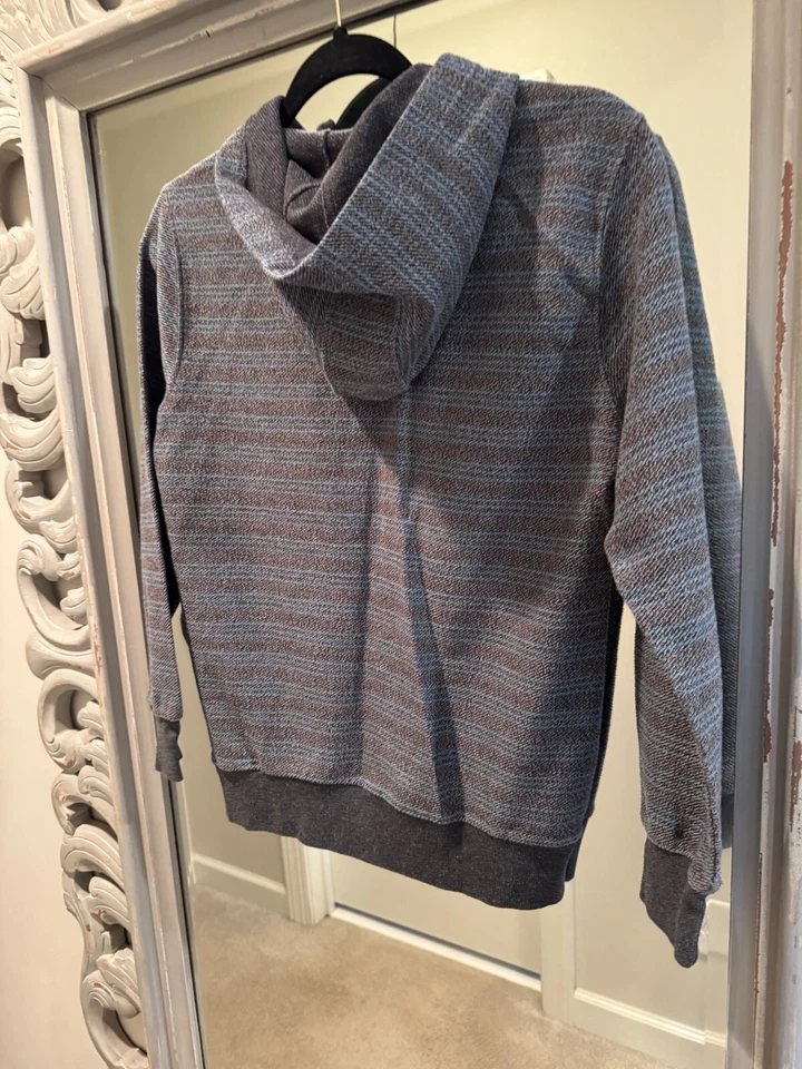 Sudadera con Capucha Juvenil O'Neill Gris y Azul - Ajuste Estándar Medio (algodón, poliéster) Foto 3 de 4