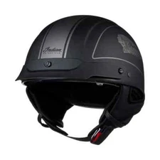Indian Motorcycle Headdress Half Helmet, Black | 2865551