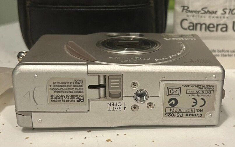 Canon PowerShot S10 2.0MP Digital Camera - Silver for sale online