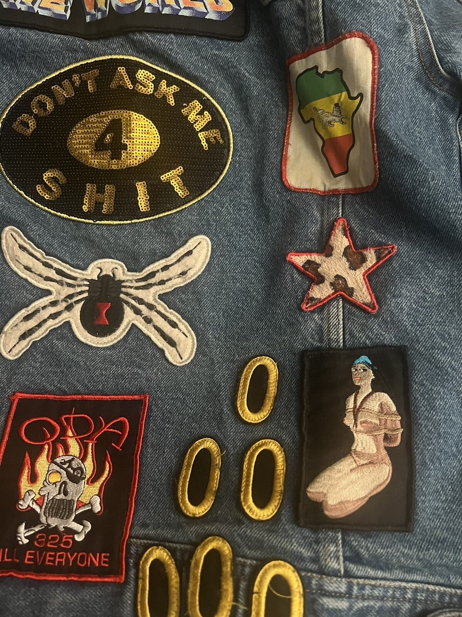 Supreme Patches Denim Trucker Jacket Large | eBay Supreme Patches Denim Trucker Jacket Large | eBay