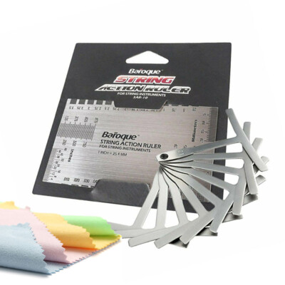 9pcsset understring radius gauge metal guitar string