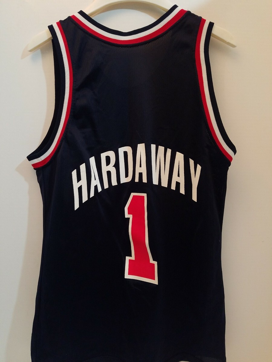 TEAM USA TIM HARDAWAY OLYMPICS VINTAGE AUTHENTIC CHAMPION JERSEY
