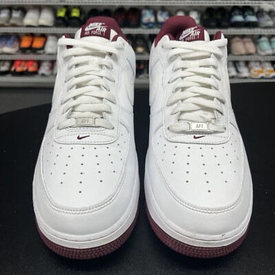 Nike Air Force 1 Low White “Dark Beetroot” DH7561-106 Men's Size
