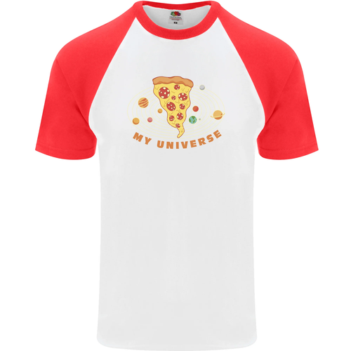 Mi Universo De Pizza Camiseta De Béisbol Divertida Para Hombre S/S - Picture 26 of 43