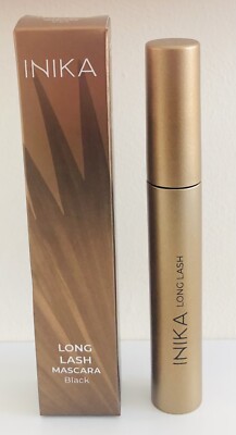 INIKA Long Lash Panoramic Lengthening Mascara In Black 8ml Neu in OVP UVP 30£  