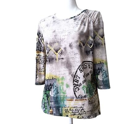 Mimi + Royce drop shoulder print Canada travel map Canadian