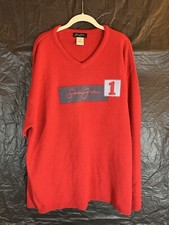 Sean John Men  s Pullover RED Sweater SIZE XXL Vintage