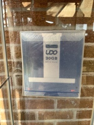 PLASMON UDO30RW 30GB Write Once ARCHIVE DISK x5 - Sealed (062607PN)
