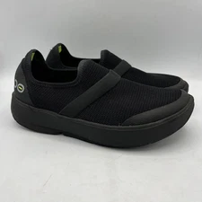 Oofos Oomg Eezee Low Shoes Slip On Black Comfort Women's Size 8