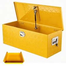 Aluminum Truck Bed Storage Tool Box Locking Organizer Chest Fr Pickup Trailer Rv