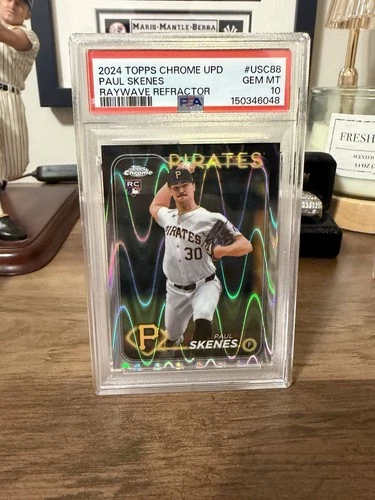 2024 Topps Chrome Update Rookie RC Rawywave Refractor PSA 10 #USC88 Paul Skenes