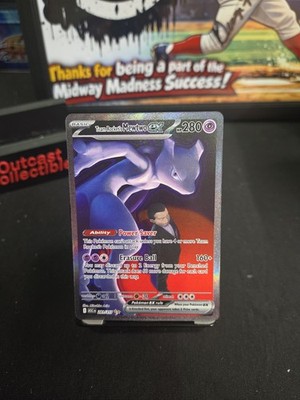 Team Rocket s Mewtwo ex SIR - 281/217 - Pokemon TCG Ascended Heroes