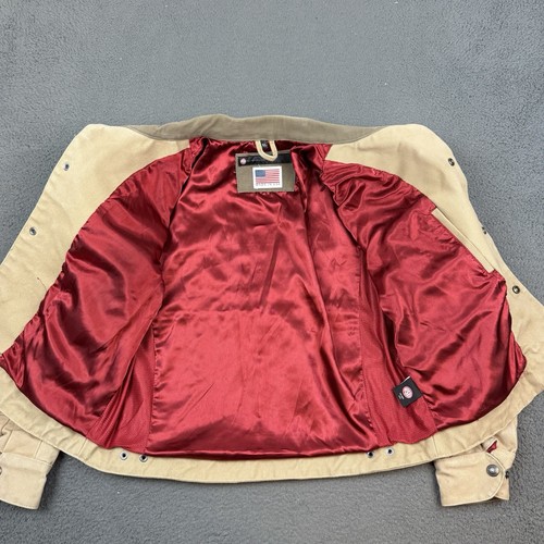 Roland Sands Design Jacket Mens Extra Large Beige Full Zip Motorcycle Hesher - Picture 6 of 12