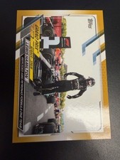 2021 Topps GOLDF1 Lewis Hamilton Spain GP Winner Gold 48/50 #143