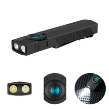 Olight ArkPro Flat Unibody EDC Flashlight with Multi-Light Sources Matte Black