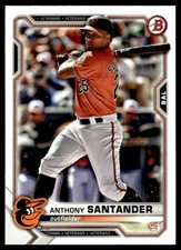 2021 Bowman Anthony Santander Baltimore Orioles #3