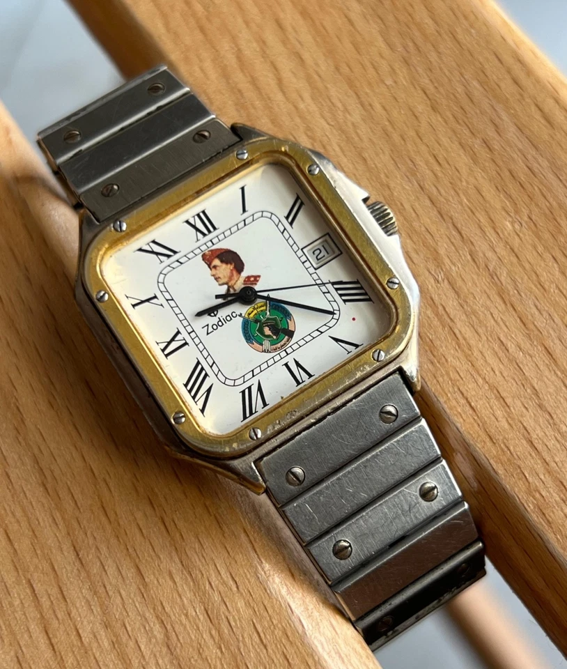 De colección Sandoz Santos Gadafi Libio Mujer Guardias/militar Cuarzo Correr Hombre’s Foto 3 de 4