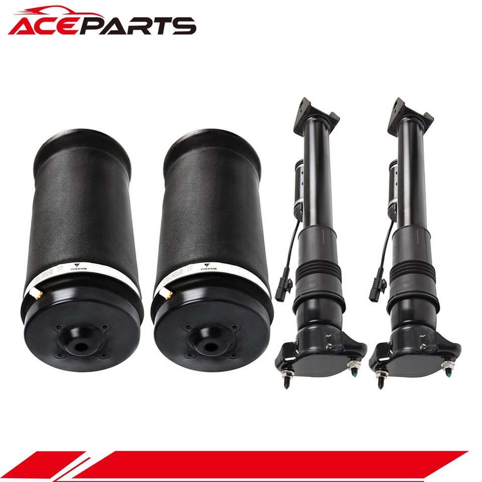 4x Rear Air Suspension Struts & Springs For Mercedes GL450 ML350 X/W164 ...