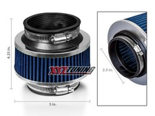 2.5 Blue Performance High Flow Cold Air Intake Bypass Valve Filter Hydro Lock 2.5 Blue Performance High Flow Cold Air Intake Bypass Valve Filter Hydro Lock