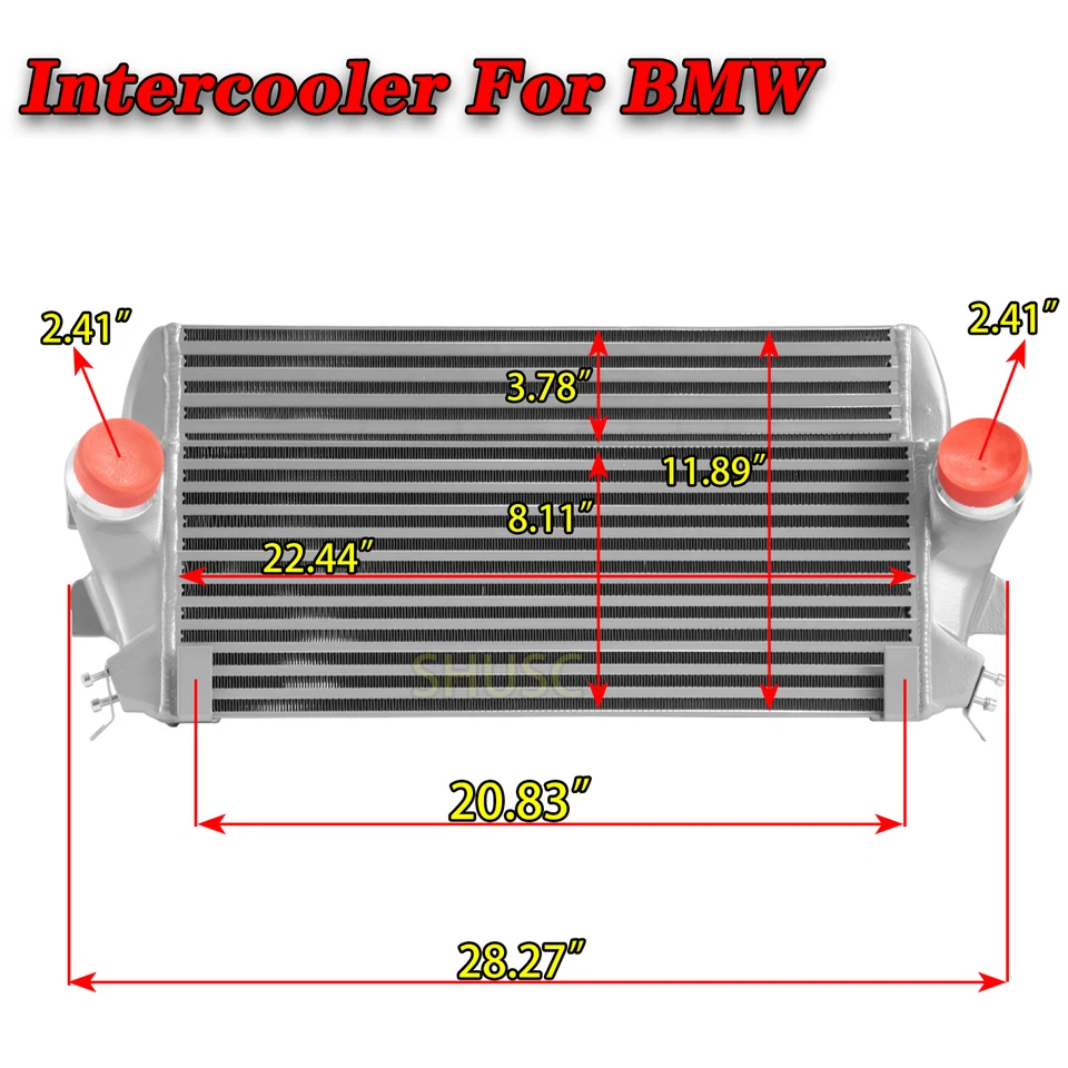 Intercooler Fit BMW F01/06/07/ 535i 520D 525D 530D 535D 640I 640D 740I 730D 740D - Изображение 2 из 4