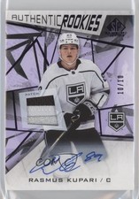 2021-22 Upper Deck SP Game Used Purple Memorabilia 10/10 Rasmus Kupari Auto 0w2g