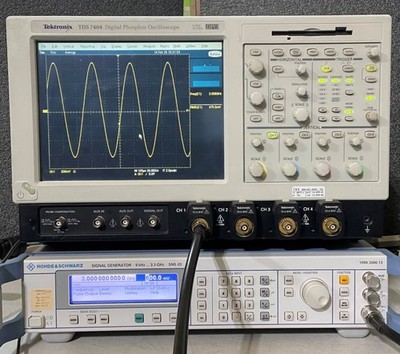TEKTRONIX TDS7404 DPO Oscilloscope 4CH 4GHz 20GS/s 4M SM CP2 J2 USB PW3 JT3 JTE