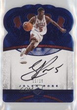 2016-17 Panini Preferred Crown Royale Blue 11/15 Jalen Rose #172 Auto 1u6