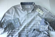 Tommy Bahama Shirt Ombre Mist Rain Cloud Grey LS T325085 New Medium M
